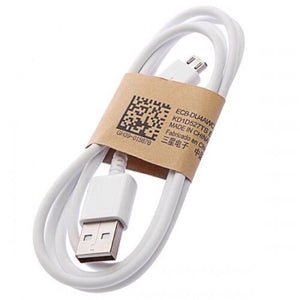 White Micro-USB Cable 3ft for Samsung S4-S5-S6-Plus-Android
