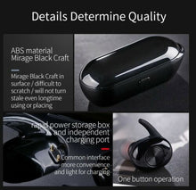 Load image into Gallery viewer, Wireless Bluetooth 5.0 earbuds with charging base